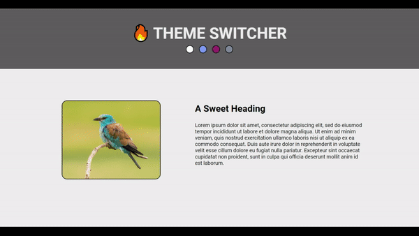 Html Theme Switcher Examples Dashtower